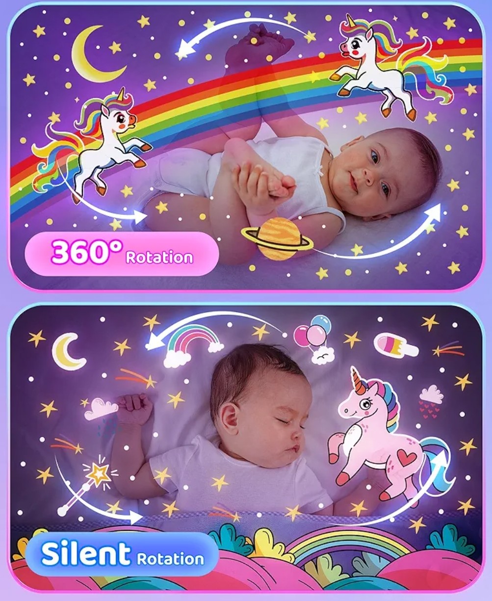 Bunny’s Carousel Rotating LED Night Light