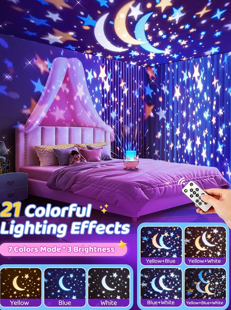 Bunny’s Carousel Rotating LED Night Light