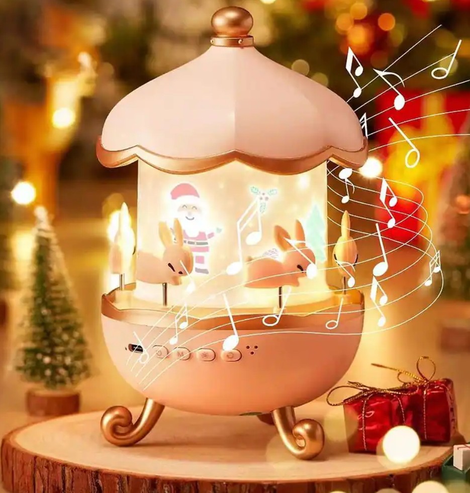 Bunny’s Carousel Rotating LED Night Light